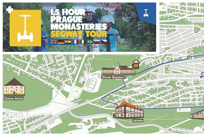1.5h Small Group Segway Tour & Free Taxi Transfer ️with PragueWay - Ladronka Park and a smoother stretch of riding
