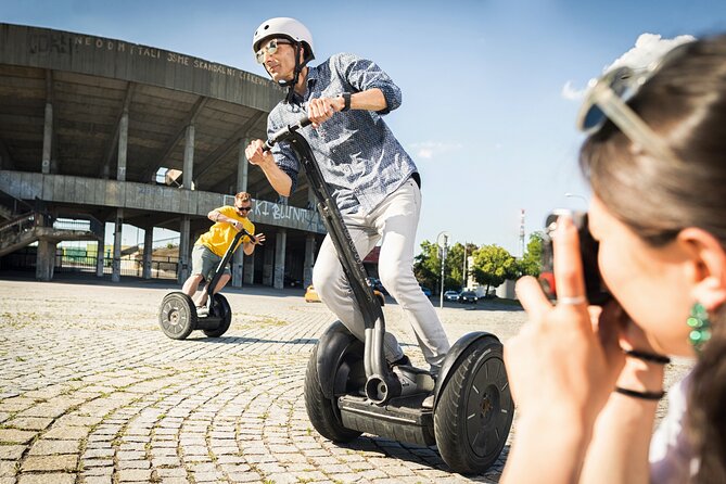 1.5h Small Group Segway Tour & Free Taxi Transfer ️with PragueWay - Strahov Stadium, a huge relic of mass sport