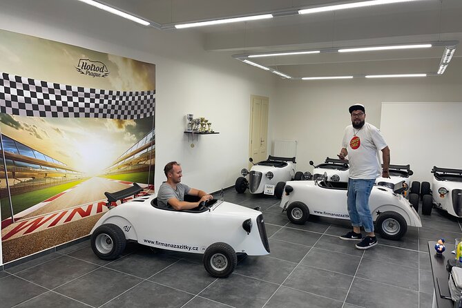 1-Hour Ride Across the Prague in Mini Hot Rod Car - What the car feels like on city streets