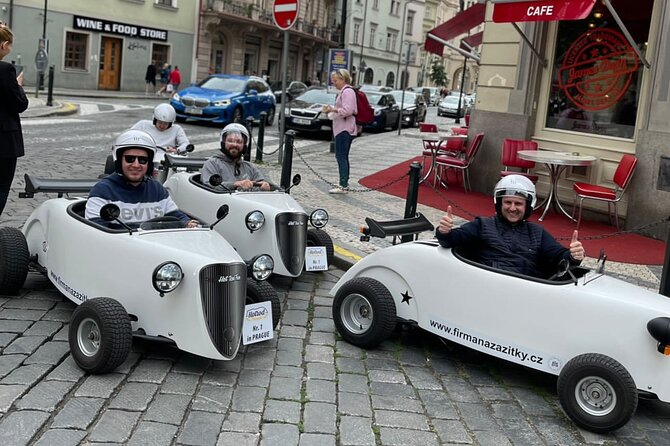 1-Hour Ride Across the Prague in Mini Hot Rod Car - Setting out from Štvanice