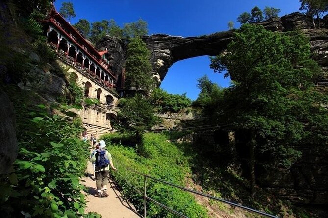 2 Countries Bohemian and Saxon Switzerland tour from Prague - Bastei Bridge begins the day with big views