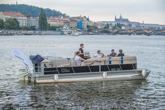 3 Hours Prague Private Boat Cruise Beer or Prosecco Unlimited - Prague Castle from a different angle