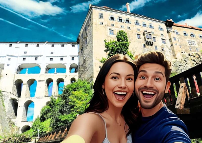 5h All-in SUMMER Tour River Cruise, Castle, Lunch & Treats☀️ - Starting in Svornosti Square and reading the town