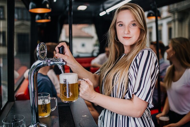 Adults-only Prague Beer Bus Tour - What you see in the Old Town