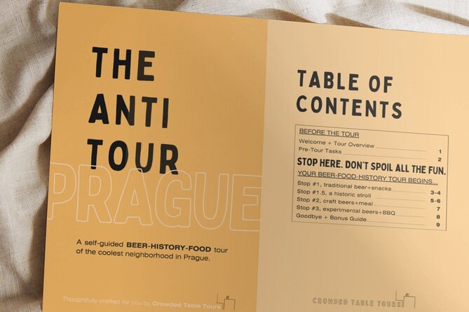 Anti Tour Prague - Self Guided Beer and Food Tour - Who should choose this Prague experience