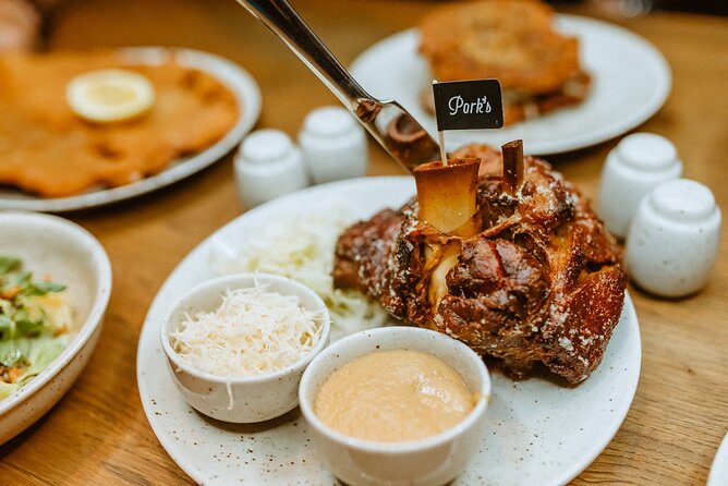 Award-Winning Prague Evening Old Town Food and Drink Tour - Czech food served as a full evening meal