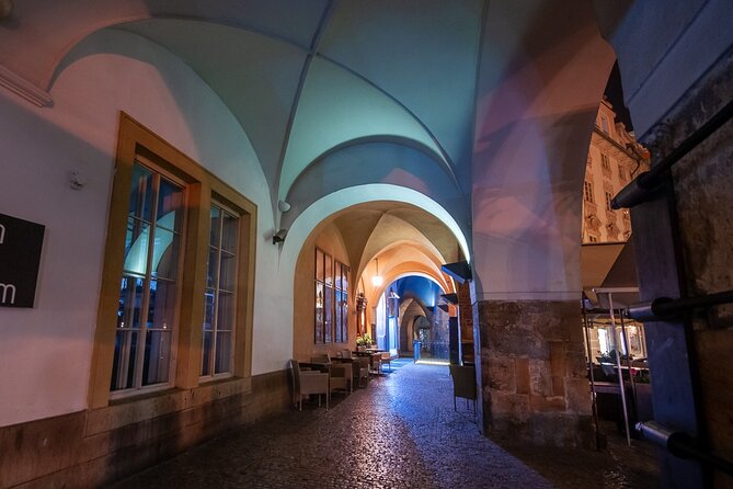 Best views of Prague by night - Vysehrad walls and the first broad city view