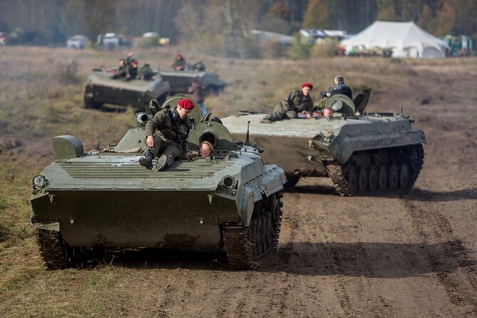 BMP tank driving experience Prague - Leaving Prague for the Milovice tank base