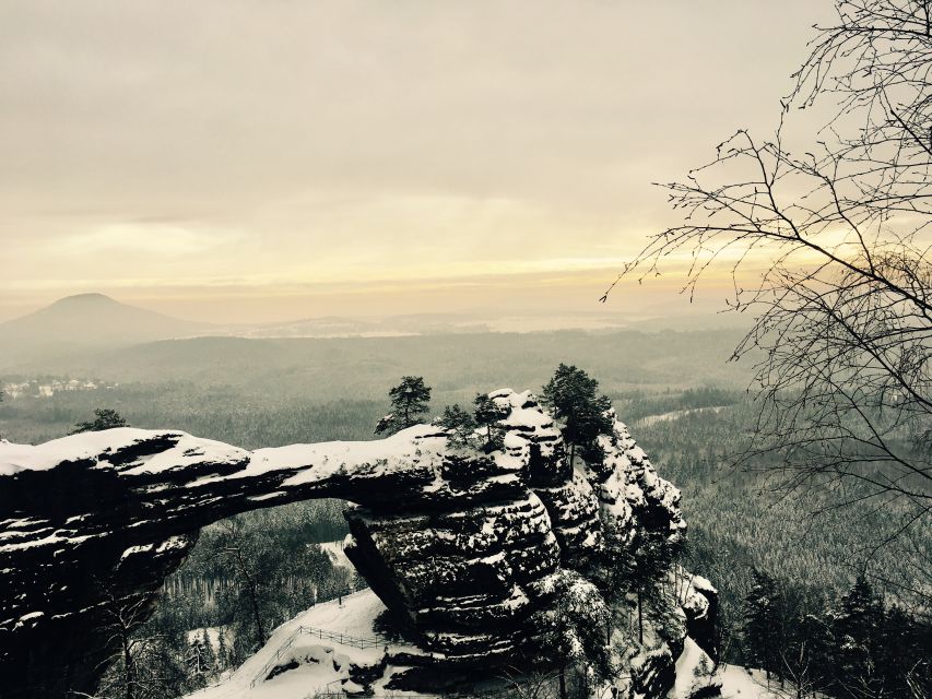 Bohemia & Saxon Switzerland Winter Day Tour from Prague - A local lunch after the hard work