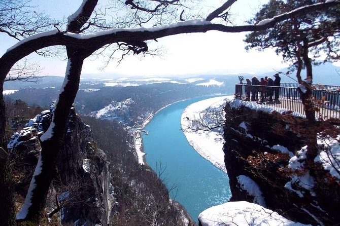 Bohemian and Saxon Switzerland All inclusive trip - Winter Tour - Bastei Bridge and the Elbe River Canyon