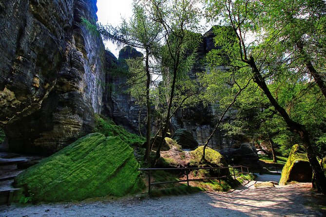 Bohemian Switzerland From Prague with Brewery Tour & Beer Tasting - Neurathen Castle above the Elbe Canyon