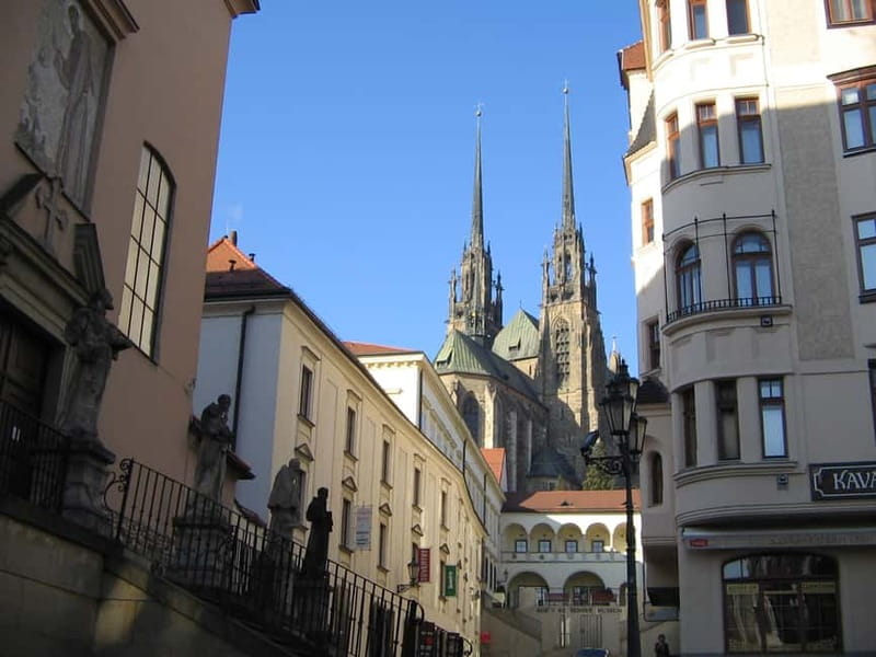 Brno: Historic Downtown Walking Tour - Cathedral of Saints Peter and Paul and the view back