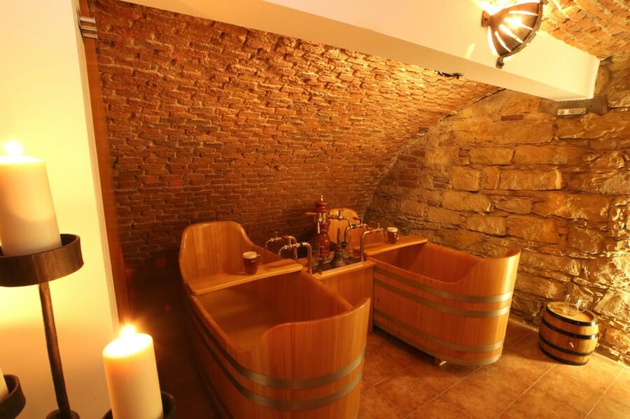 Caroline Bernard Beer Spa Prague with Beer & Massage Option - Finding Hotel Spa Caroline in central Prague