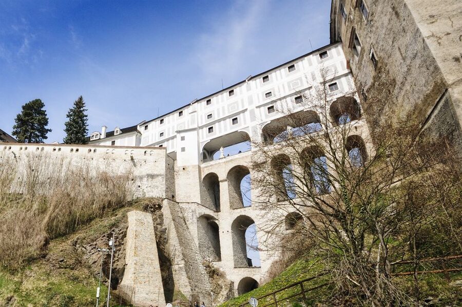 Český Krumlov - with entrance to the castle - What changes in winter