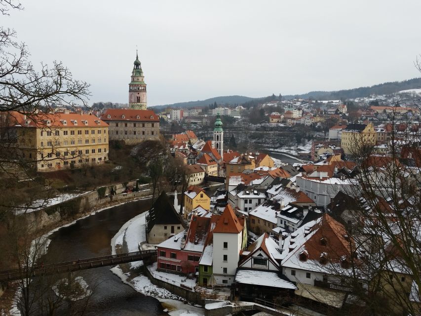 Český Krumlov - with entrance to the castle - Walking through the medieval center