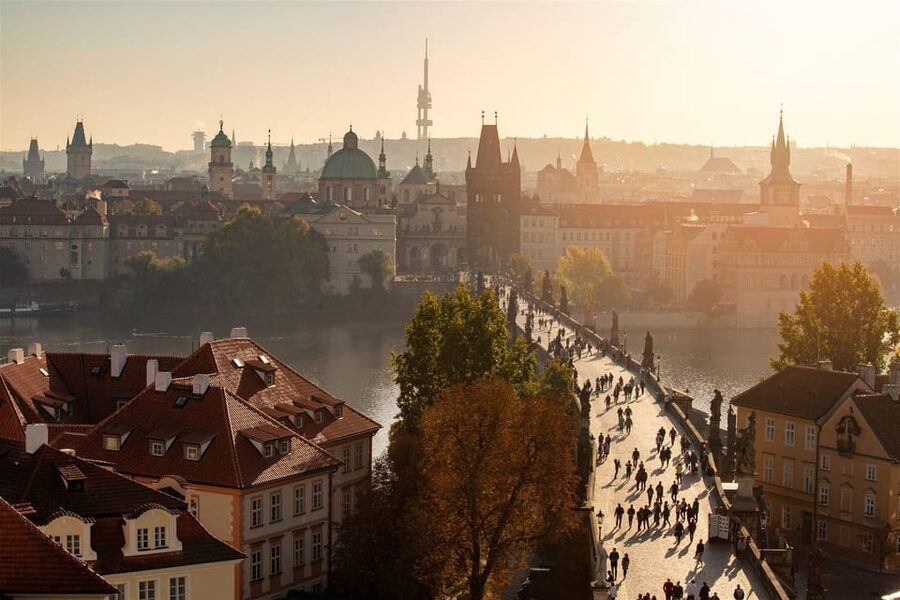 Charles Bridge & Lesser Town Walking Tour - Through Clementinum Passage toward the river