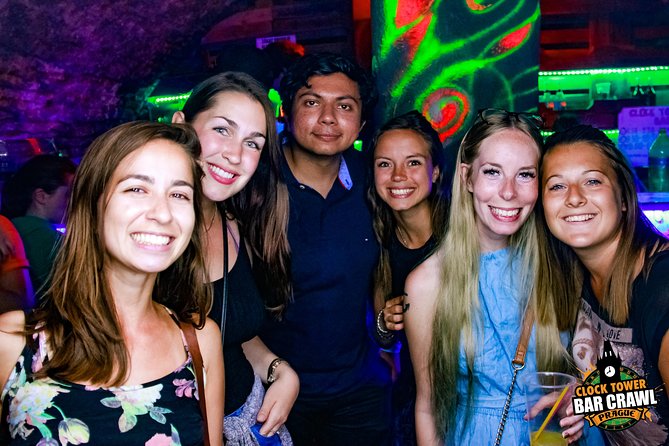 Clock Tower Bar Crawl ending at Prague's BIGGEST rooftop CLUB - What kind of night is this?