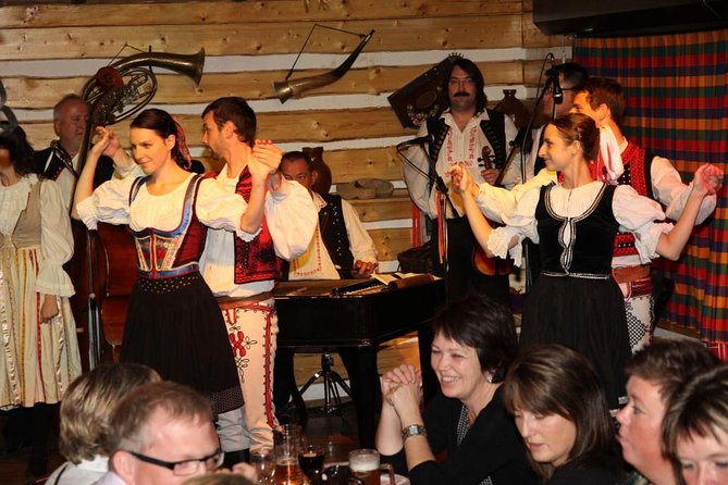 Czech Folklore Show with dinner and transfer - Four courses, mead, beer, and wine