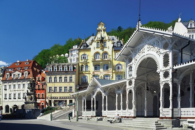 Czech Spas of Karlovy Vary and Marianske Lazne from Prague - Karlovy Vary: colonnades, hot springs, and souvenir shops