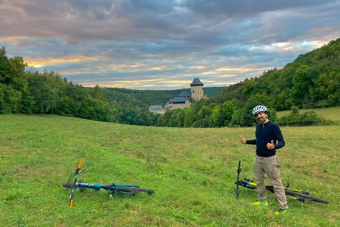 E Bike Day Trip I Visit a Roman Castle and Taste Craft Beer - Returning to Prague by train