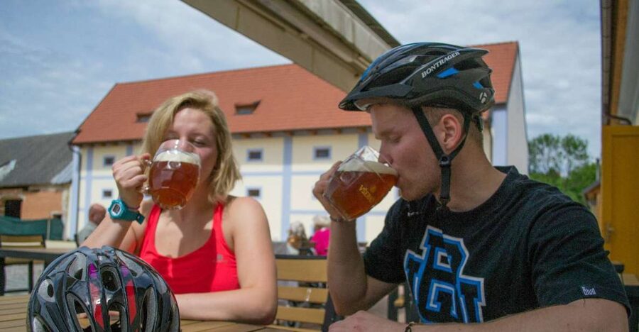 E-Bike Day Trip: Visit a Roman Castle and Taste Craft Beer - Karlstejn Castle gives the ride a clear goal