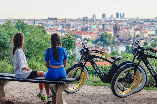 Ebike Sunset tour of Prague - Five bridges from Letna Viewpoint