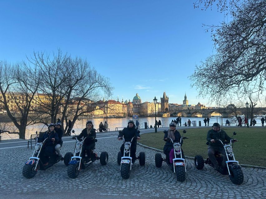 Electric Trike Sunset Prague Tour - Letná Park and the Prague Metronome