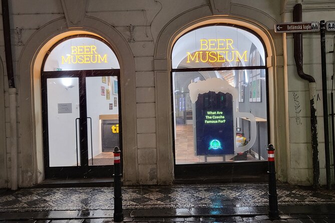 Enjoy 3 beers in Czech Beer Museum - Who will enjoy this most