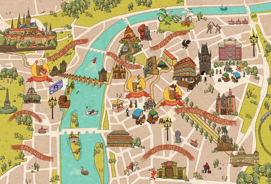 Explore Prague with our chimney cake Prague trail! - Stop two at Karlova 13 in the old city