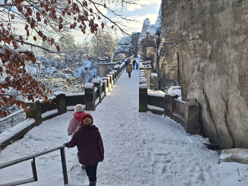 From Dresden: Bastei Bridge & Bohemian Switzerland Day Trip - Czech lunch in Hřensko