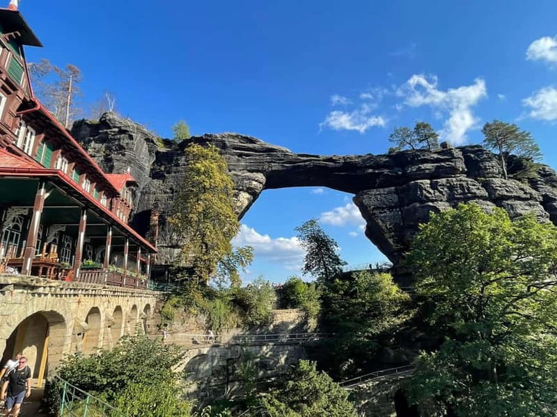 From Prague: Bohemian & Saxon Switzerland All-Inclusive Tour - Czech lunch in a former streamside stone house