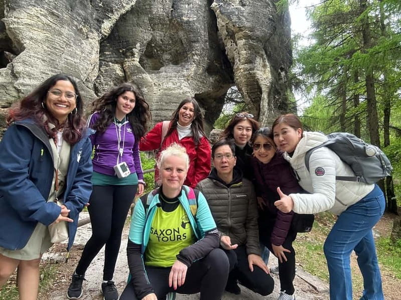 From Prague: Bohemian & Saxon Switzerland All-Inclusive Tour - Kamenice Gorge and the short boat ride