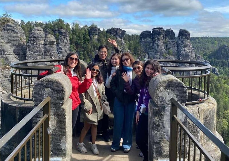 From Prague: Bohemian & Saxon Switzerland All-Inclusive Tour - The climb to Pravčická Gate