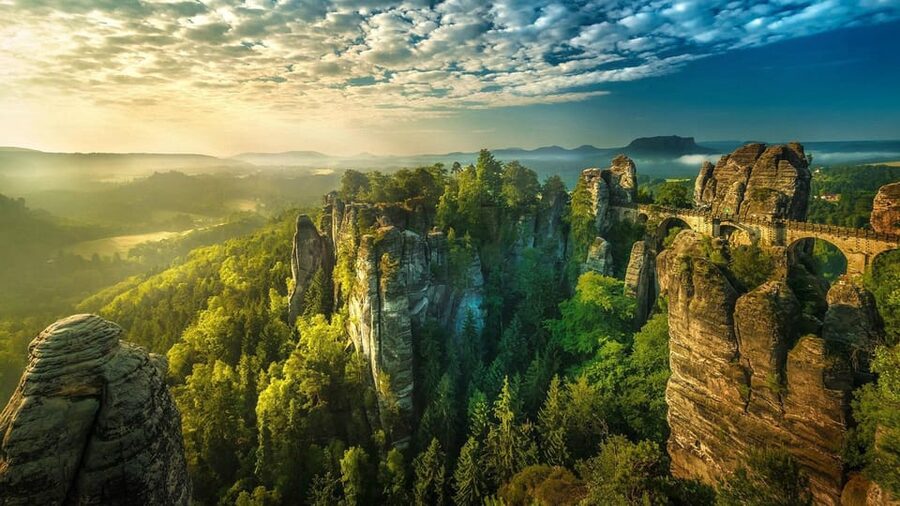 From Prague: Bohemian & Saxon Switzerland Iconic Day Trip - Pravčická Brána and the Czech forest routes