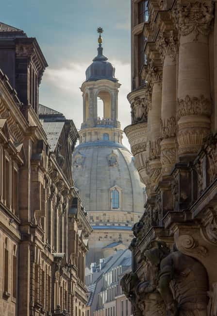 From Prague: Dresden Christmas markets and old town tour - Walking Dresden’s old town before the stalls