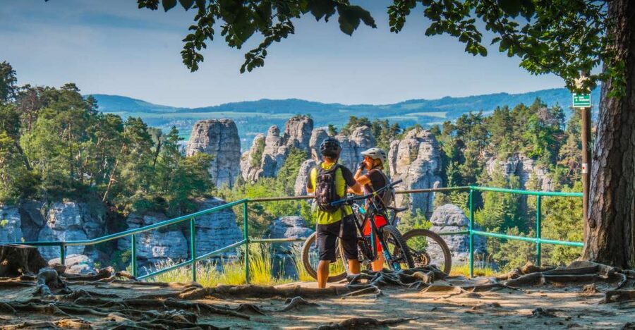From Prague: E-Mountain Biking Trip to the Bohemian Paradise - The Hruboskalsko ridgeline