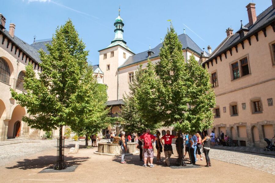 From Prague: Kutna Hora UNESCO Site Tour with Bone Chapel - Sankturin House, the Stone House, and the Plague Column