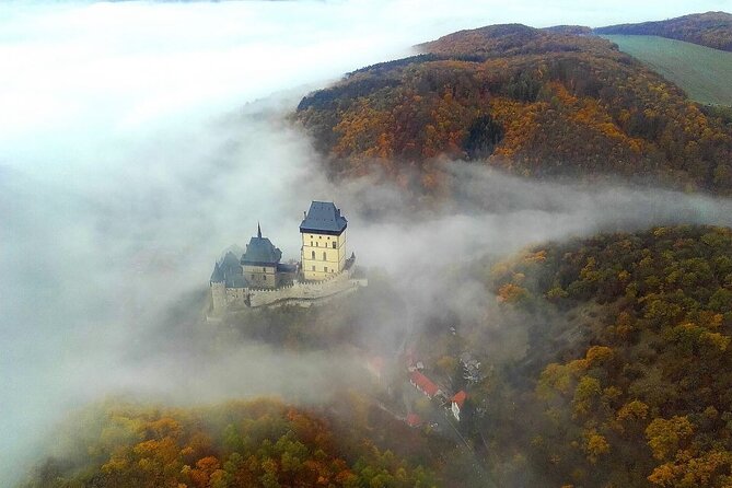 From Prague: Small-Group Karlstejn Castle & Koneprusy Caves Trip - Koněprusy Caves and the world beneath Bohemia