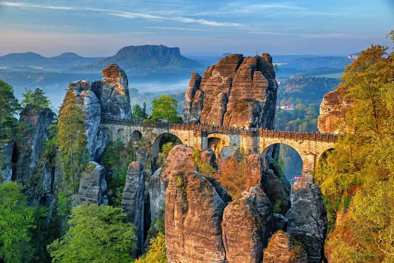 From Prague: Tour to Saxon and Bohemian Switzerland - Hiking to Pravčická Brána