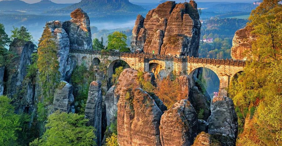 From Prague: Tour to Saxon and Bohemian Switzerland - Bastei Bridge and the Elbe Canyon