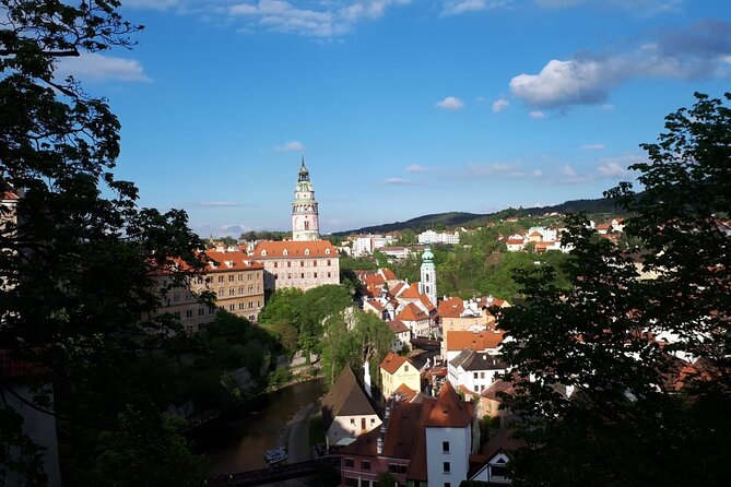 Full Day Cesky Krumlov Private Tour from Prague - Main square, shops, and lunch time