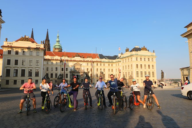 Grand City Tour of Prague on Cruiser e-Bikes or e-Scooters - Starting in Malá Strana with a short training session
