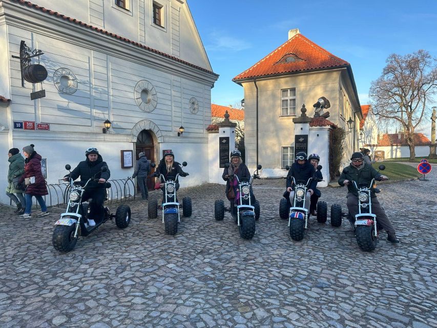 Grand City Tour on Electric Trike in Prague - Live Guided - Prague Castle from the outside