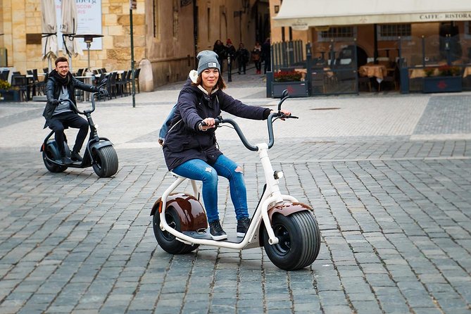 Grand city tour on Scrooser in Prague - Crossing toward Letná and the city’s best views