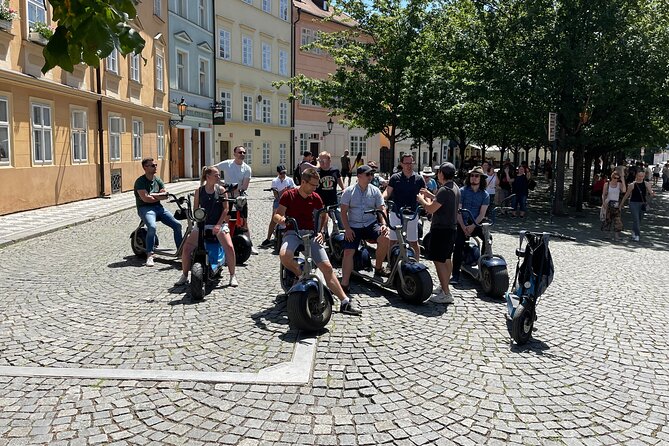 Guided sightseeing e-scooter tour of Prague: 2 hours - Starting at Uhelný trh with a short practice session