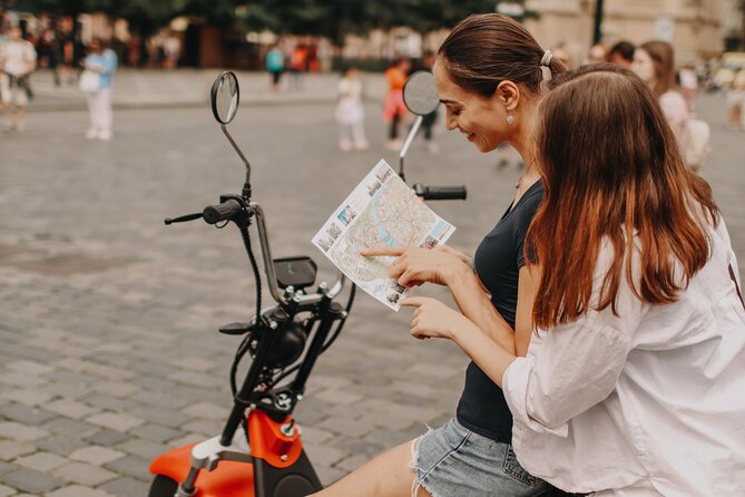 Guided sightseeing e-scooter tour of Prague: 2 hours - Chotek Gardens and the road toward Prague Castle