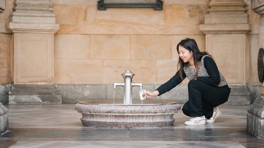 Karlovy Vary: Mineral Hot Springs Tasting and Walking Tour - Walking through spa architecture