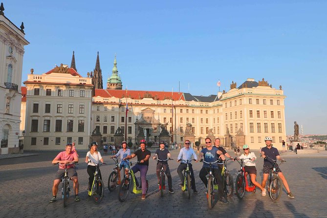 Live-Guided 180 min Glorious e-Scooter and eBike tour - Strahov, its monastery brewery, and Petrin Hill