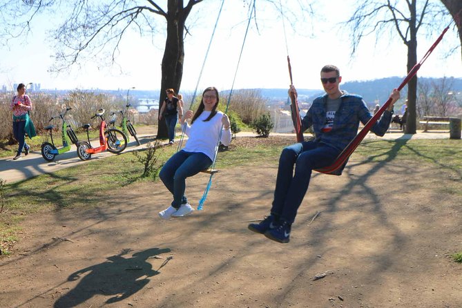 Live-Guided Half-Day Segway & E-Scooter tour - Dancing House, the National Theater, and Kampa