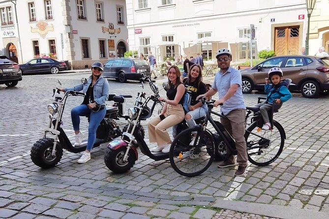 Live-Guided ️Trike-Harley️ Viewpoints tour of Prague - Charles Bridge from below and the Kafka statues